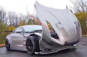 Nissan GTR body kit Ben sopra front bumper front lip hood spoiler side skirts after bumper